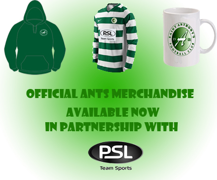 Visit our Club Shop and buy Official Ants Merchandise